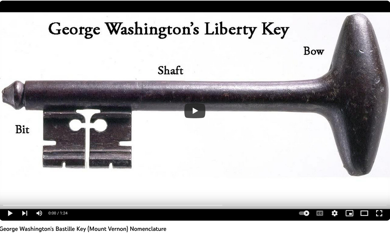Bastille Key: George Washington's Liberty Key: Mount Vernon's